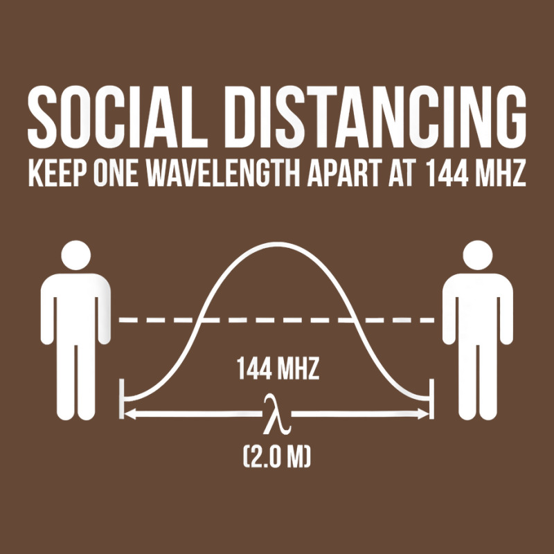 Amateur Radio Ham Funny Social Distancing T Shirt Beanie by cm-arts | Artistshot