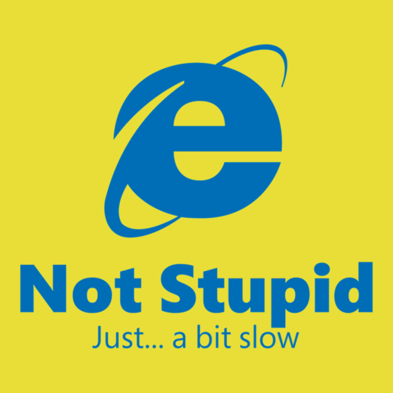 Internet Explorer - Not Stupid, Just A Bit Slow Beanie by cm-arts | Artistshot