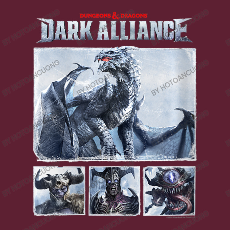 Womens Dungeons & Dragons Group Shot Dark Alliance Box Up V-neck Beanie | Artistshot