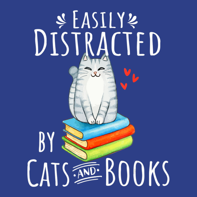 Easily Distracted By Cats And Books Cat & Book Lover Beanie by cm-arts | Artistshot