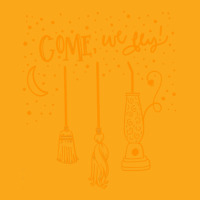 Come We Fly Witch Mop Broom Vacuum Flying Halloween Night T Shirt Beanie | Artistshot