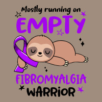 Fibromyalgia Awareness T  Shirt Mostly Running On Empty Fibromyalgia W Visor Hat | Artistshot