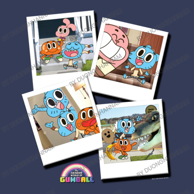 Cn The Amazing World Of Gumball Polaroids Visor Hat | Artistshot