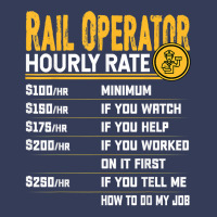 Rail Operator Hourly Rate   Funny Railway Operator T Shirt Visor Hat | Artistshot