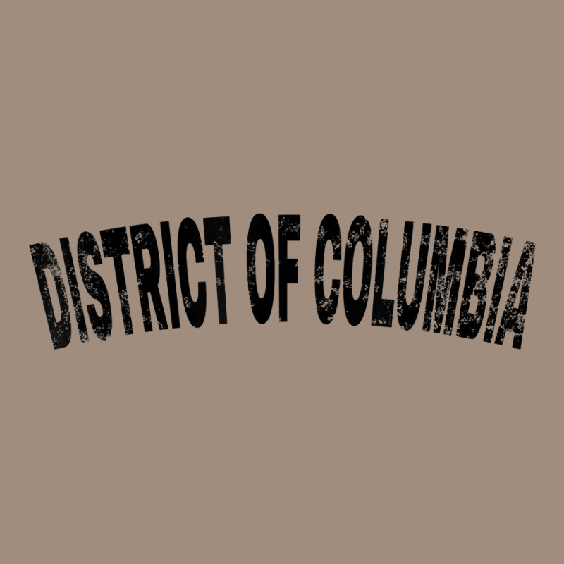 Vintage District Of Columbia Black Text Apparel T Shirt Visor hat by cm-arts | Artistshot