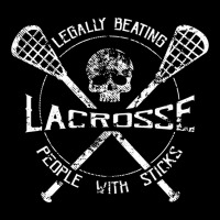 Lacrosse Legally Beating People With Sticks – Funny Sports Pom Pom Beanie | Artistshot