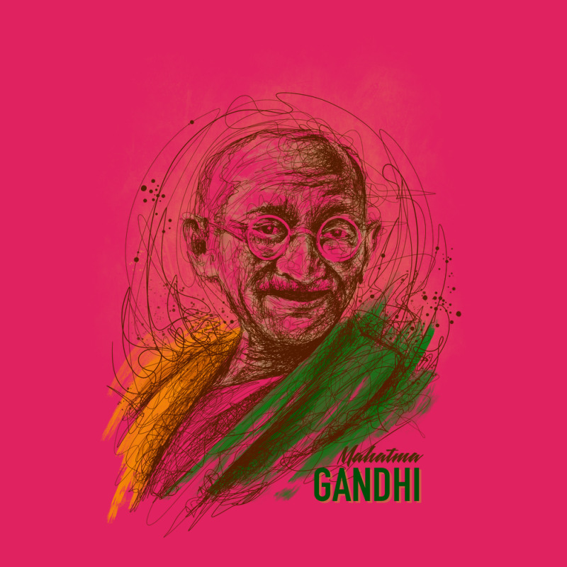 Mahatma Gandhi Jayanti Scribble Art Pom Pom Beanie | Artistshot