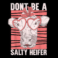 Don't Be A Salty Heifer Cows Lover Vintage Pom Pom Beanie | Artistshot