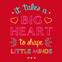 It Takes A Big Heart To Shape Little Minds Teacher Pom Pom Beanie | Artistshot