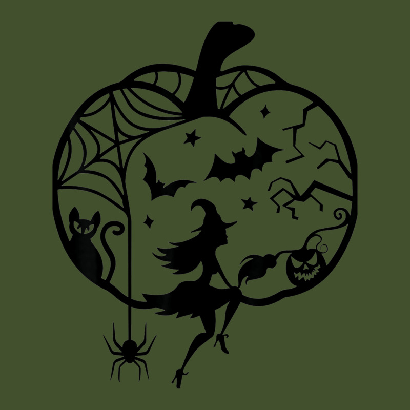 Halloween Spooky Pumpkin Witchy Fall Flying Witch Sun Shade Cap | Artistshot