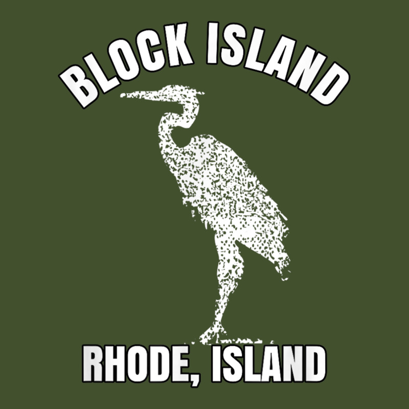 Block Island Rhode Island Shirt Light Vintage Distress Crane T Shirt Sun Shade Cap by cm-arts | Artistshot