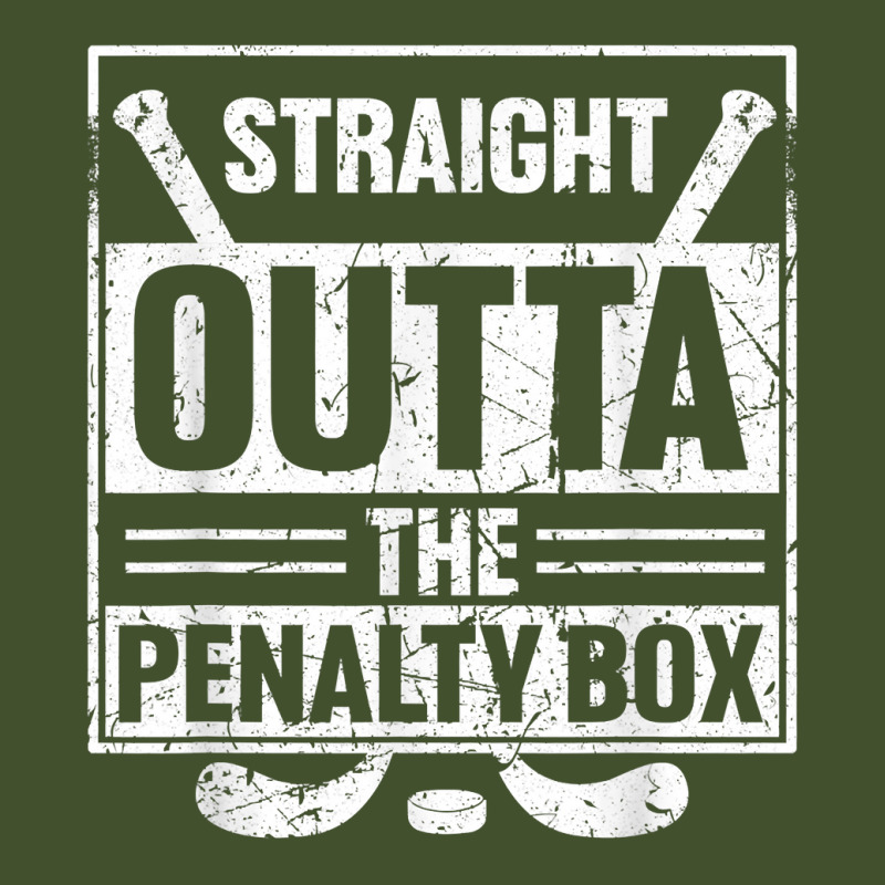 Stright Outta The Penalty Box Ice Hockey Hockey Ice Hockey T Shirt Sun Shade Cap by voigterannen | Artistshot