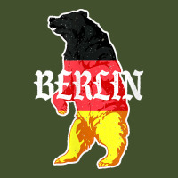 Berlin Bear Painted In The German Flag Vintage Typography Sun Shade Cap | Artistshot