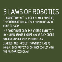 Three Laws Of Robotics, Three Laws Of Robotics Art, Three Laws Of Robo Sun Shade Cap | Artistshot