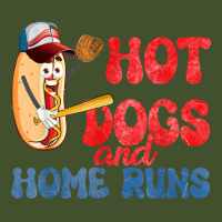 Hot Dogs And Home Runs Hotdog Baseball Touchdown T Shirt Sun Shade Cap | Artistshot