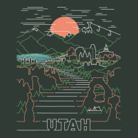 Utah Art  Salt Lake City Ut, Delicate Arch, Bryce, And Zion Mesh Back Trucker Hat | Artistshot