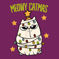 Cute Meowy Catmas Christmas Cat Tangled Up In Lights T Shirt Tie Dyed Bucket Hat | Artistshot