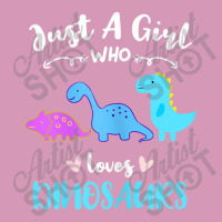 Just A Girl Who Loves Dinosaurs Tie Dyed Bucket Hat | Artistshot