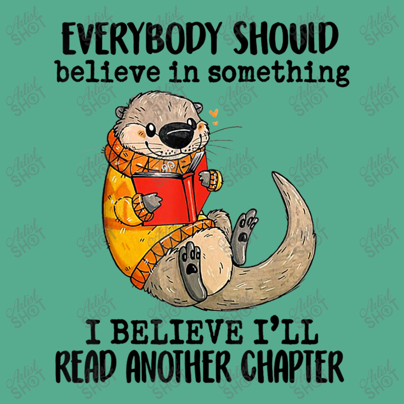 Everybody Should Believe In Something Otter Read Books Tie Dyed Bucket Hat by BraylonDesign | Artistshot