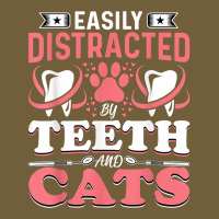 Easily Distracted By Teeth And Cats - Dentist Oral Hygienist Retro Trucker Cap | Artistshot