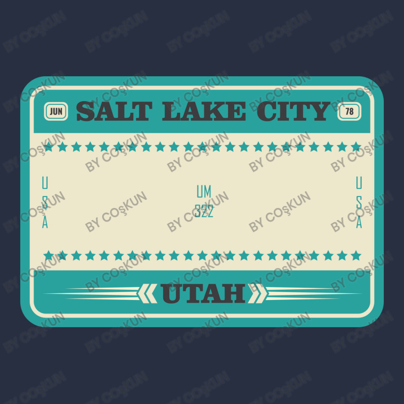 Usa Salt Lake City Utah License Plate Retro Trucker Cap | Artistshot