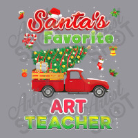 Santa's Favorite Art Teacher Christmas Tree Truck T Shirt Retro Trucker Cap | Artistshot