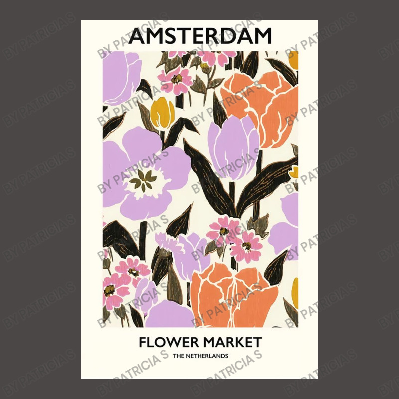 Amsterdam Flower Market Ii Retro Trucker Cap by Patricia S | Artistshot