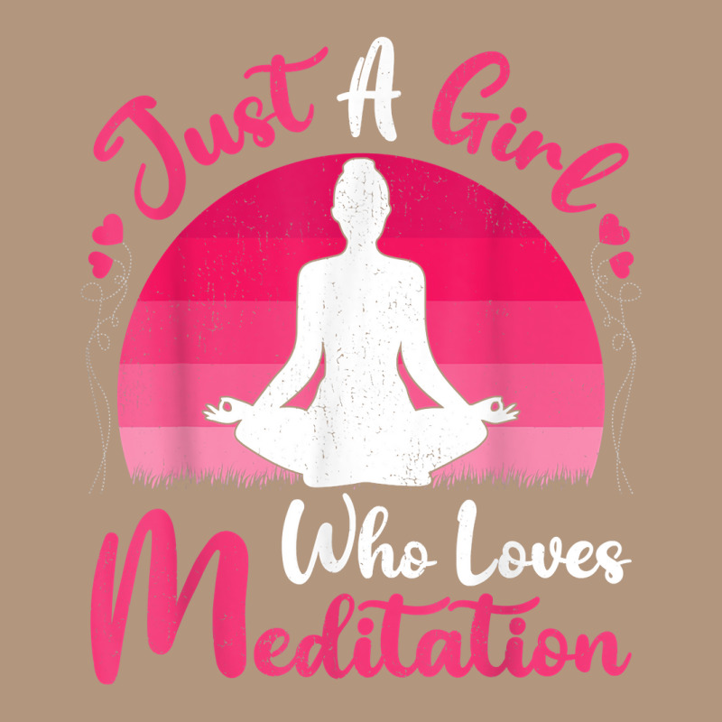 Vintage Meditation Lover Just A Girl Who Loves Meditation T Shirt Retro Trucker Cap by tognifx | Artistshot