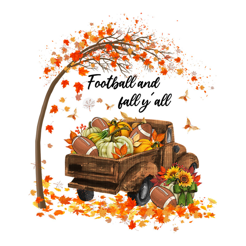 Football Football And Fall Yall Pumpkin Truck Autumn Thanksgiving 13 F Retro Trucker Cap by golferu | Artistshot