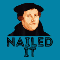 Martin Luther Nailed It Reformation Funny Gift Protestant T Shirt Retro Trucker Cap | Artistshot