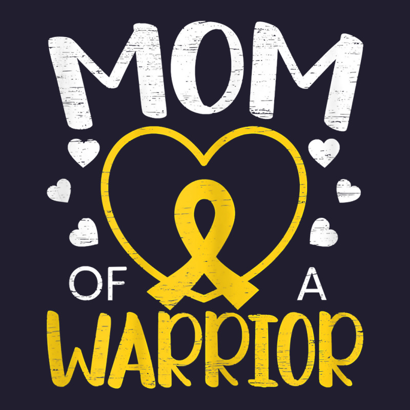 Womens Mom Of A Warrior Childhood Cancer Awareness Month T Shirt Seamless Cap | Artistshot