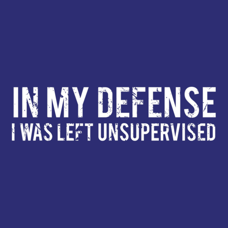 In My Defense I Was Left Unsupervised Cool Snapback Trucker Cap by cm-arts | Artistshot