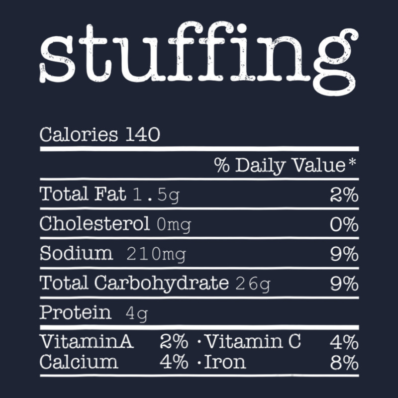 Stuffing Nutrition Facts Thanksgiving Christmas Food Snapback Trucker Cap by cm-arts | Artistshot