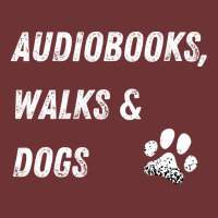 Audiobooks T  Shirt Audiobooks, Walks And Dogs Design T  Shirt Seamless Cap | Artistshot