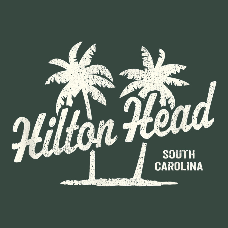 Hilton Head Island South Carolina Vintage 70s Palm Trees Gra T Shirt Seamless Cap by aryanahjerich | Artistshot