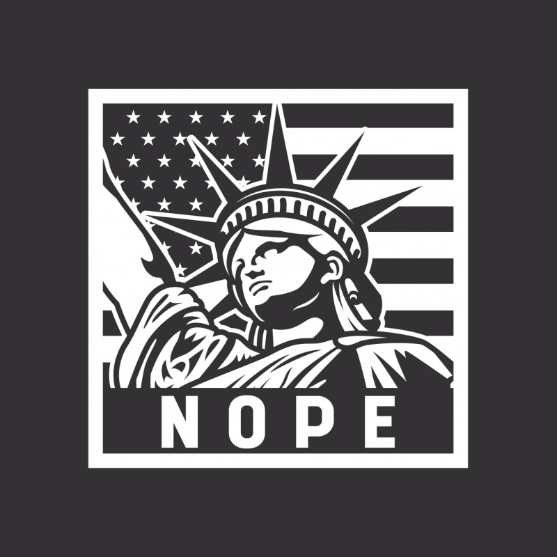 Nope - Anti Trump Gift Vintage Hoodie | Artistshot