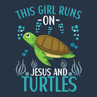 This Girl Runs On Jesus And Turtles Cute Sea Turtle Quote Yupoong Trucker Cap | Artistshot