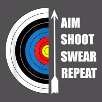 Archery Aim Shoot Swear Repeat Target Arrow Funny T Shirt Yupoong Trucker Cap | Artistshot