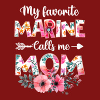 Womens My Favorite Marine Calls Me Mom Shirt Marine Military T Shirt Snapback Trucker Cap | Artistshot