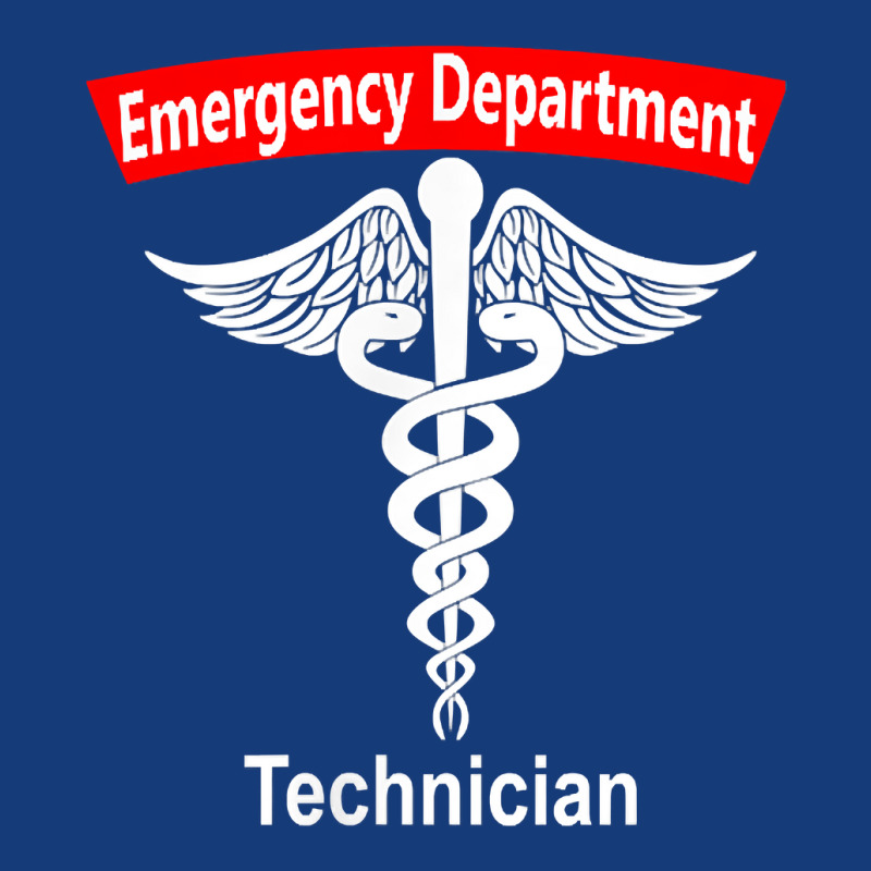 Emergency Department Technician Ed Tech Medical Caduceus Er T Shirt Foam Snapback Hat | Artistshot