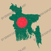 Bangladesh Map Flag Drawing Line Art Foam Snapback Hat | Artistshot