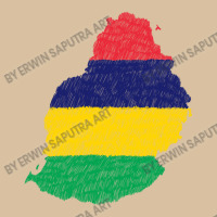 Mauritius Map Flag Drawing Line Art Foam Snapback Hat | Artistshot