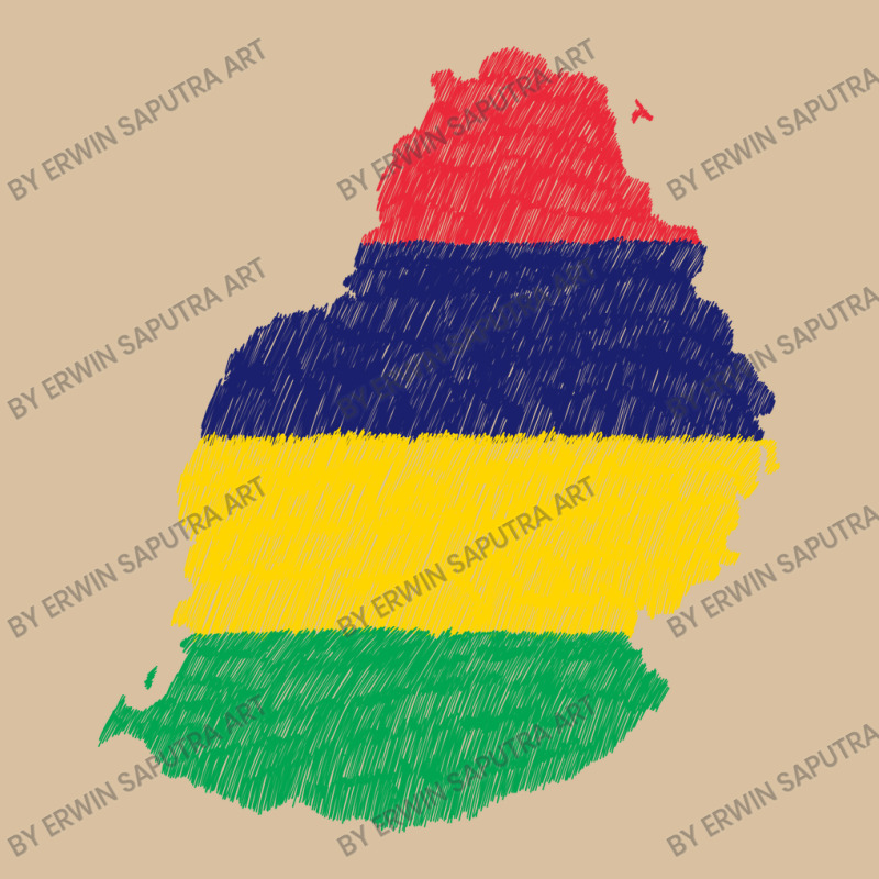 Mauritius Map Flag Drawing Line Art Foam Snapback hat by Erwin Saputra Art | Artistshot