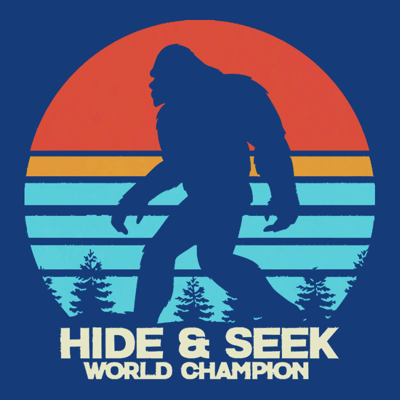 Bigfoot T  Shirt Retro Bigfoot Hide & Seek World Champion 4 Foam Snapback hat by quitzongraciela262 | Artistshot