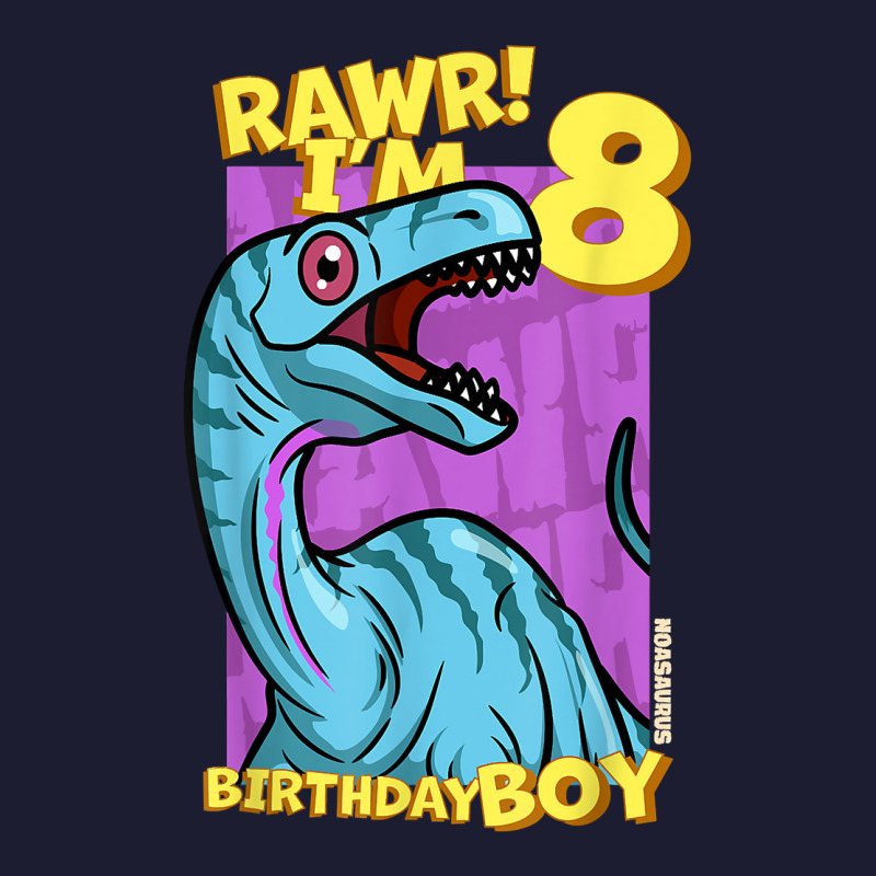 Rawr! I'm 8 Birthday Boys 8th Birthday Dino Noasaurus T Shirt Foam Trucker Hat | Artistshot