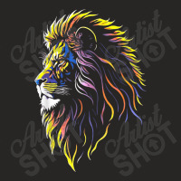 Awesome Majestic Lion Head Jungle Ladies Fitted T-shirt | Artistshot