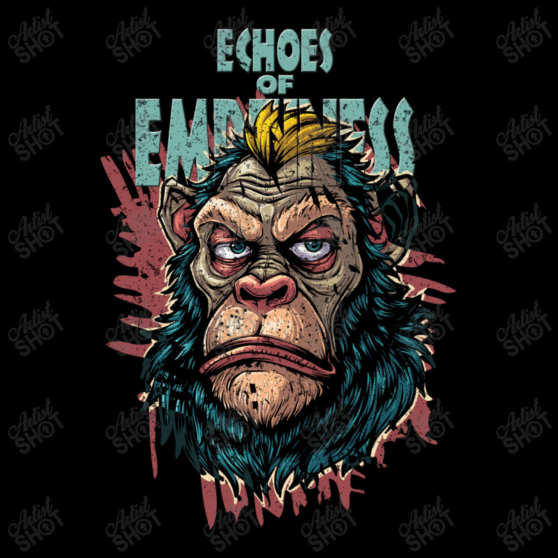 Ape Echos Of Emptimnes In Brush Grunge Style Youth Jogger by Artsimetris | Artistshot