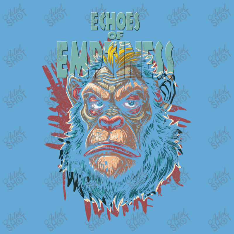 Ape Echos Of Emptimnes In Brush Grunge Style Basic T-shirt by Artsimetris | Artistshot