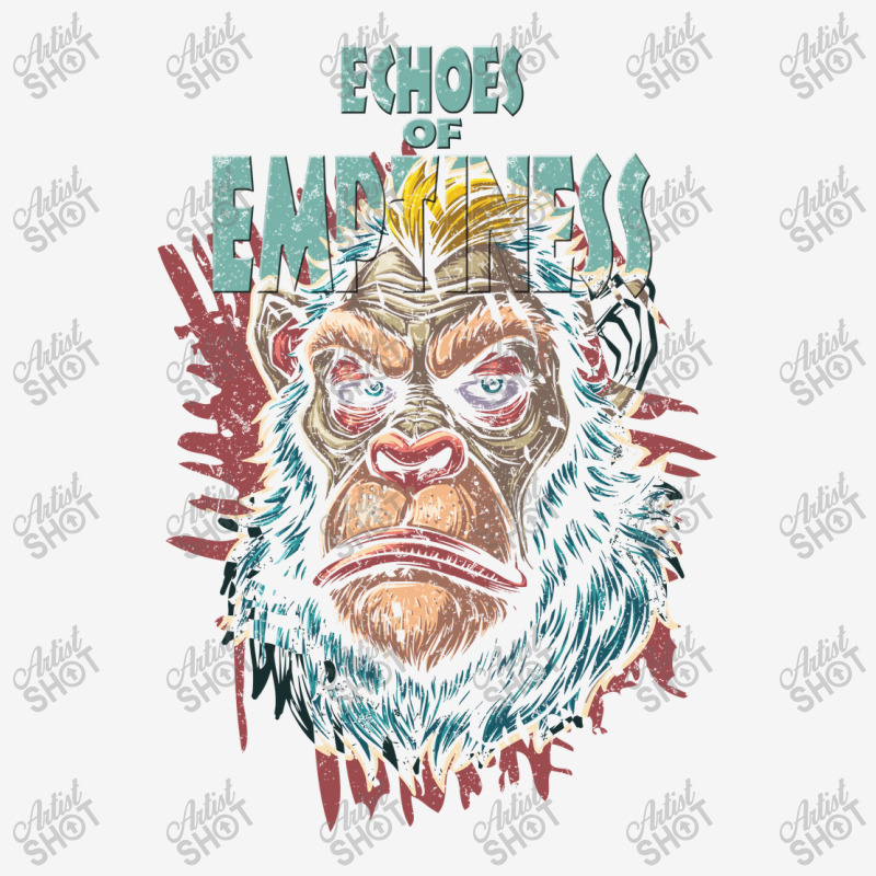 Ape Echos Of Emptimnes In Brush Grunge Style Youth 3/4 Sleeve by Artsimetris | Artistshot