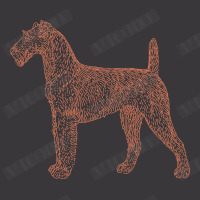 Vintage Irish Terrier Dog Ladies Curvy T-shirt | Artistshot